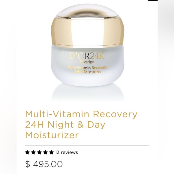 D'or24K Prestige Endless Beauty Multi-Vitamin Recovery 24H Moisturizer. - Picture 1 of 3
